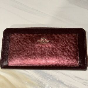 Coach Long Zip Wallet